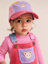 Load image into Gallery viewer, Huxbaby Colour Block Cord Overalls Pastels
