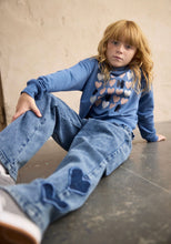 Load image into Gallery viewer, Minymo Amour Sweatshirt Moonlight Blue
