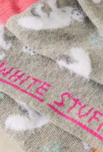 Load image into Gallery viewer, White Stuff UK Fluffy Arctic Fox Ankle Sock Grey Multi
