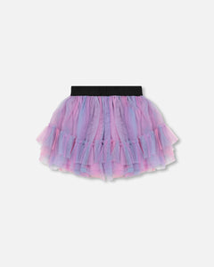 Deux Par Deux Rainbow Tulle Skirt