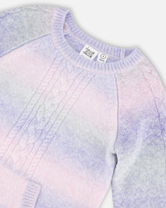 Deux Par Deux Gradient Sweater Dress