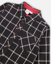 Load image into Gallery viewer, Deux Par Deux Plaid Flannel Shirt Black
