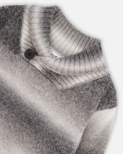 Load image into Gallery viewer, Deux Par Deux Grey Gradient Sweater
