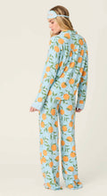 Load image into Gallery viewer, PJ Salvage Citrus Dreams PJ Set Morning Blue
