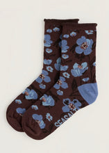 Load image into Gallery viewer, Seasalt Womens Organic Cotton Socks Hellebores Toffee
