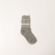 Load image into Gallery viewer, Lyla + Luxe Fairisle Printed Socks
