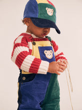 Load image into Gallery viewer, Huxbaby Colour Block Cord Overalls Brights
