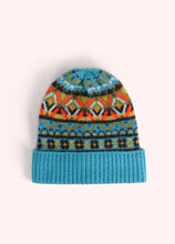 Load image into Gallery viewer, Powder UK Fairisle Beanie Teal Mix
