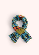 Load image into Gallery viewer, Powder UK Fairisle Scarf Teal Mix
