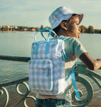 Load image into Gallery viewer, Rockahula Retro Check Rucksack Blue

