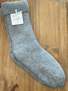Lemon Nordic Wool Slipper Socks