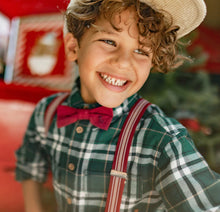 Load image into Gallery viewer, Souris Mini Plaid Shirt Green
