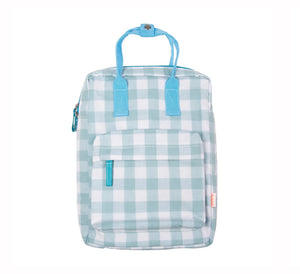Rockahula Retro Check Rucksack Blue