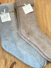 Load image into Gallery viewer, Lemon Nordic Wool Slipper Socks
