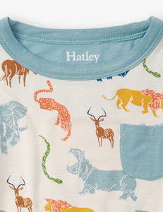 Hatley Safari Bamboo Summer Pyjamas
