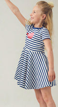 Load image into Gallery viewer, Freds World Pink Whale Stripe Dress
