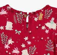 Load image into Gallery viewer, Souris Mini Red Festive Dress
