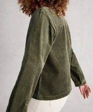 Load image into Gallery viewer, White Stuff UK Carrie Cord Jacket Dusky Green
