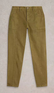 White Stuff UK Thea Trouser Khaki Green