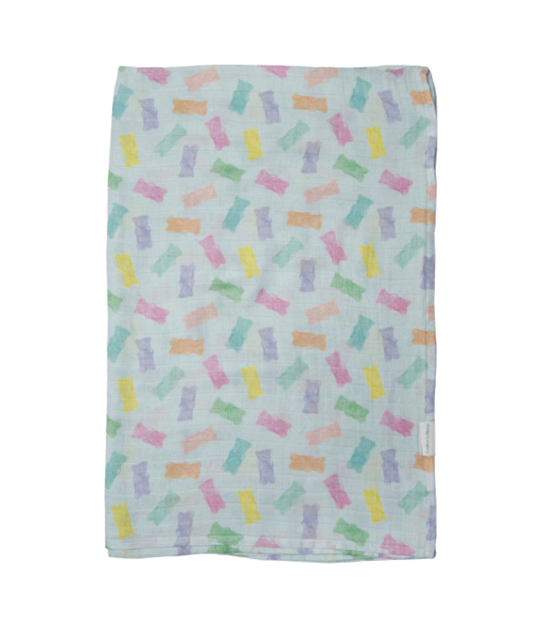 Loulou Lollipop Gummy Bear Swaddling Blanket