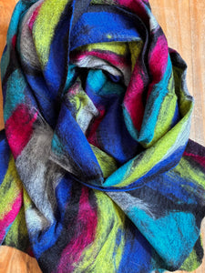 Peacock Wool Scarf