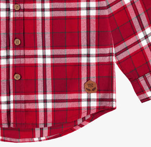 Souris Mini Plaid Shirt Red
