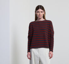 Load image into Gallery viewer, Neirami Stripe Knit Sweater
