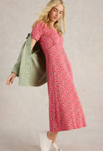 Load image into Gallery viewer, White Stuff UK Megan Jersey Dress Coral Multi
