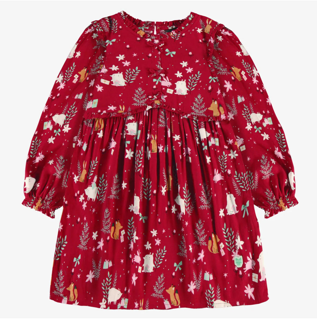 Souris Mini Red Festive Dress