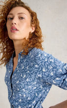 Load image into Gallery viewer, White Stuff UK Annie Jersey Shirt Dress Blue Print
