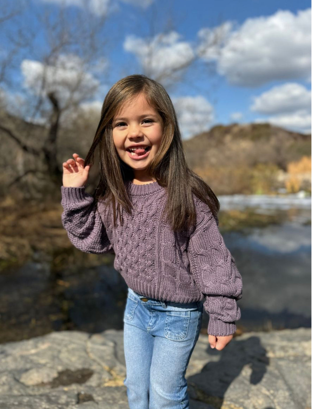 Vignette Molly Sweater Amethyst