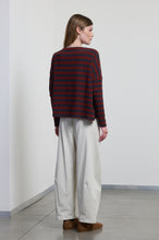 Load image into Gallery viewer, Neirami Stripe Knit Sweater
