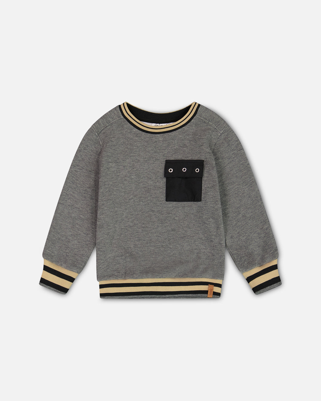 Deux Par Deux Brushed Rib Sweatshirt