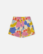 Load image into Gallery viewer, Deux Par Deux Fruit Print Terry Shorts
