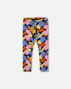 Deux Par Deux Fruit and Flower Print Capri