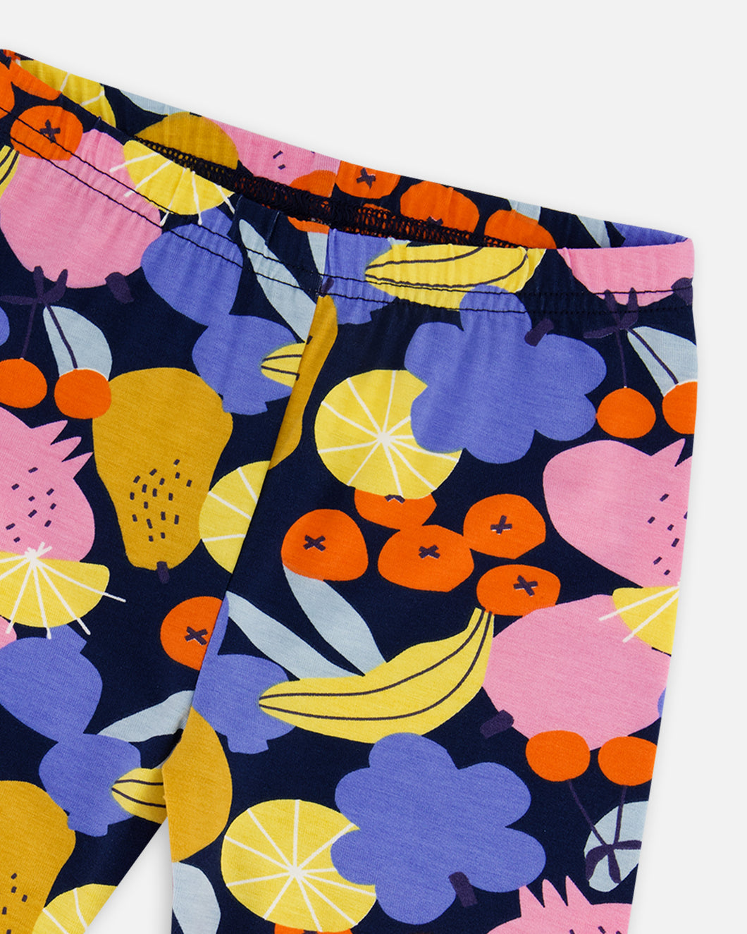 Deux Par Deux Fruit and Flower Print Capri