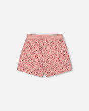 Load image into Gallery viewer, Deux Par Deux Strawberry Print Terry Shorts
