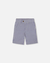 Load image into Gallery viewer, Deux Par Deux Stripe Bermuda Shorts
