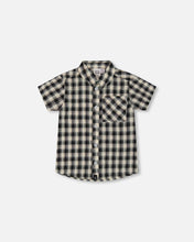 Load image into Gallery viewer, Deux Par Deux Check Print Shirt
