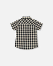 Load image into Gallery viewer, Deux Par Deux Check Print Shirt
