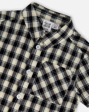 Load image into Gallery viewer, Deux Par Deux Check Print Shirt
