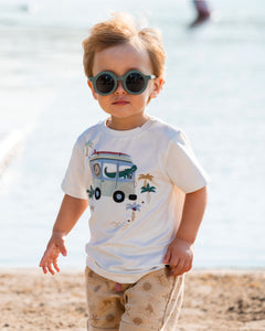 Deux Par Deux Beach Animals Tee and Short