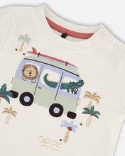 Load image into Gallery viewer, Deux Par Deux Beach Animals Tee and Short
