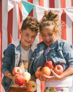 Deux Par Deux Hooded Jean Jacket