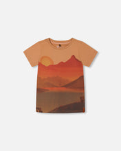 Load image into Gallery viewer, Deux Par Deux Sunset Tee
