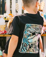 Load image into Gallery viewer, Deux Par Deux Roar Dinosaur Tee
