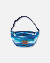 Load image into Gallery viewer, Deux Par Deux Blue Waves Fanny Pack
