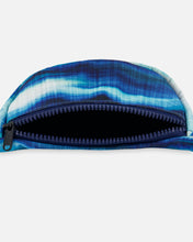 Load image into Gallery viewer, Deux Par Deux Blue Waves Fanny Pack
