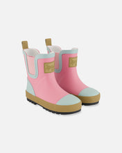 Load image into Gallery viewer, Deux Par Deux Short Rain Boots Pink
