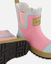 Load image into Gallery viewer, Deux Par Deux Short Rain Boots Pink
